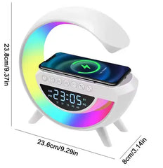 4u1 LAMPA , BEŽIČNI PUNJAČ, BLUETOOTH ZVUČNIK SA SATOM Outlet Prodaja