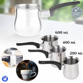 SET OD 3 POSUDE ZA KUHANJE KAVE INOX 200/400/600 ml Outlet Prodaja