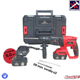 AKU UDARNA BUILICA 2x5.0Ah Li-ION BATERIJE 26mm SA BITOVIMA HAMMER TOOLS Top Proizvodi