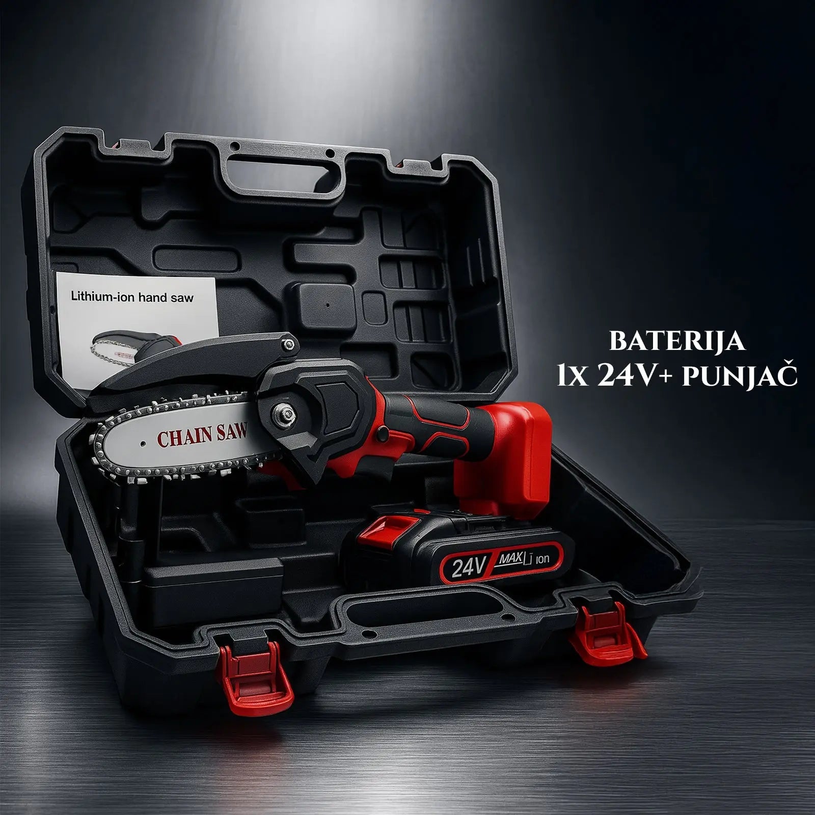 Akumulatorska pila sa 1 baterijom 24V Outlet Prodaja