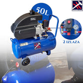 KOMPRESOR HAMMER TOOLS 50L SA 2 IZLAZA KOMPRESOR HAMMER TOOLS 50L SA 2 IZLAZA