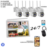 Komplet Wifi sigurnosne kamere sa zaslonom Outlet Prodaja