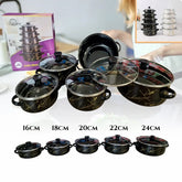 MODERNI 5 DJELNI SET LONACA Outlet Prodaja