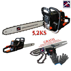 MOTORNA PILA 5,2 KS HAMMER TOOLS SA DODATNIM MAČEM,LANCEM,STRTEROM I RUKAVICAMA GRATIS MOTORNA PILA 5,2 KS HAMMER TOOLS SA DODATNIM MAČEM,LANCEM,STRTEROM I RUKAVICAMA GRATIS