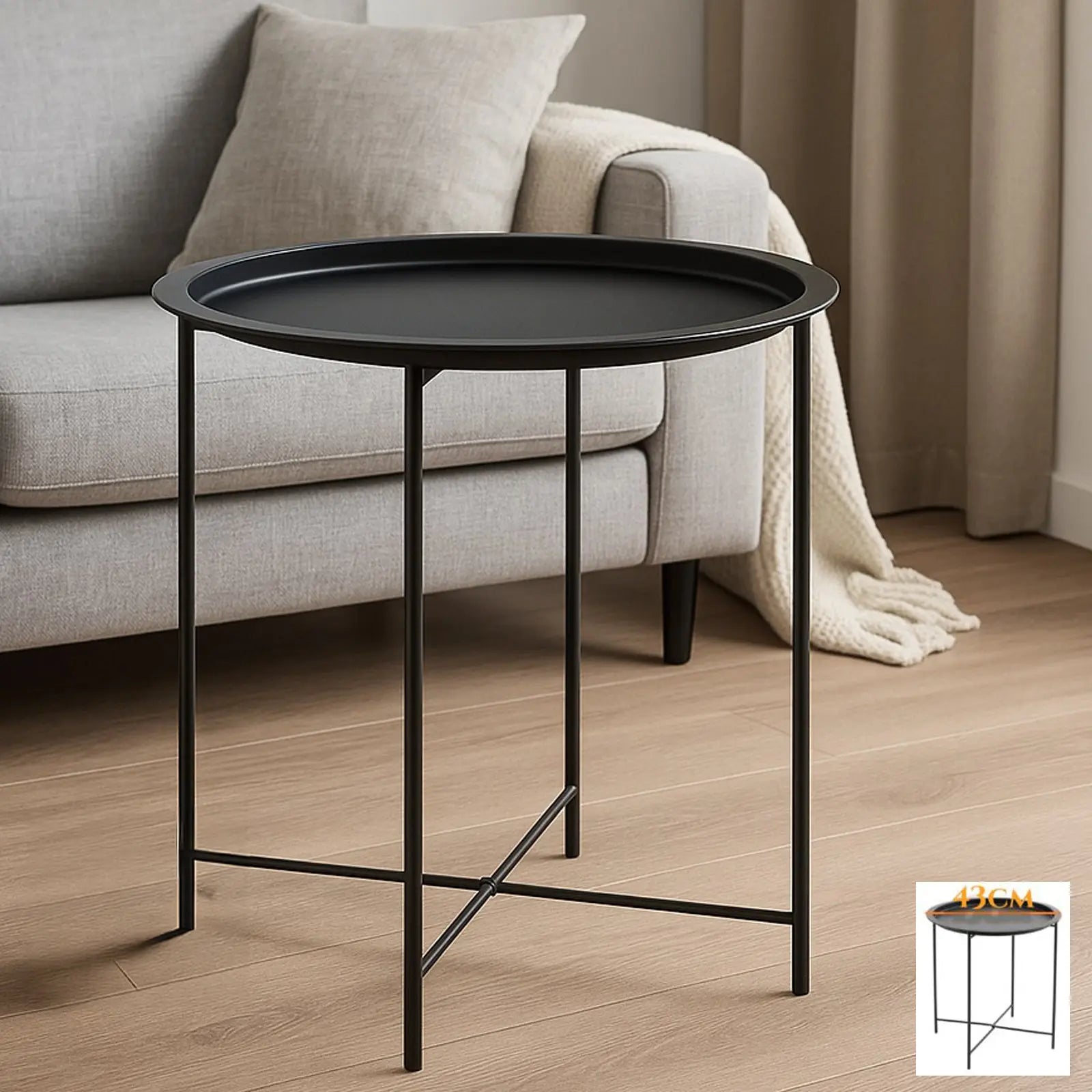 Moderni pomoćni stolić – 43 cm Outlet Prodaja