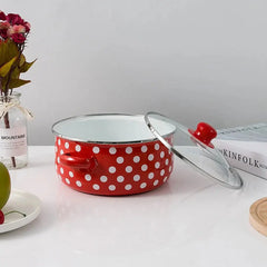 Retro set emajliranih lonaca 5-dijelni (16–24 cm) Outlet Prodaja