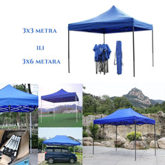 SKLOPIVI PAVILJON ŠATOR 3X3/3X6 Outlet Prodaja