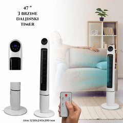 STUPNI VENTILATOR 47 INCHA SA DALJINSKIM Outlet Prodaja