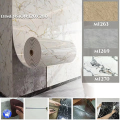 Samoljepljiva 3D PVC dekor folija 120x280cm Outlet Prodaja