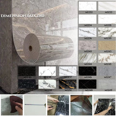 Samoljepljiva 3D PVC dekor folija 60x280cm Outlet Prodaja