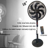 VENTILATOR 18 Premiun sa daljinskim VENTILATOR 18 Premiun sa daljinskim