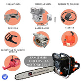 ZAMJENSKI DIJELOVI ZA MOTORNE PILE ZAMJENSKI DIJELOVI ZA MOTORNE PILE