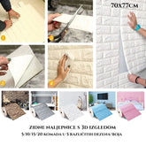 ZIDNE NALJEPNICE S 3D IZGLEDOM 70X77 Top Proizvodi