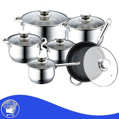 12 djelni set teškog posuđa od INOX 18/10 čelika + GRATIS NOZEVI Top Proizvodi 2