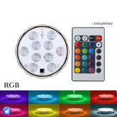 DEKORATIVNI RGB DISK SA DALJINSKIM 2KOM DEKORATIVNI RGB DISK SA DALJINSKIM 2KOM