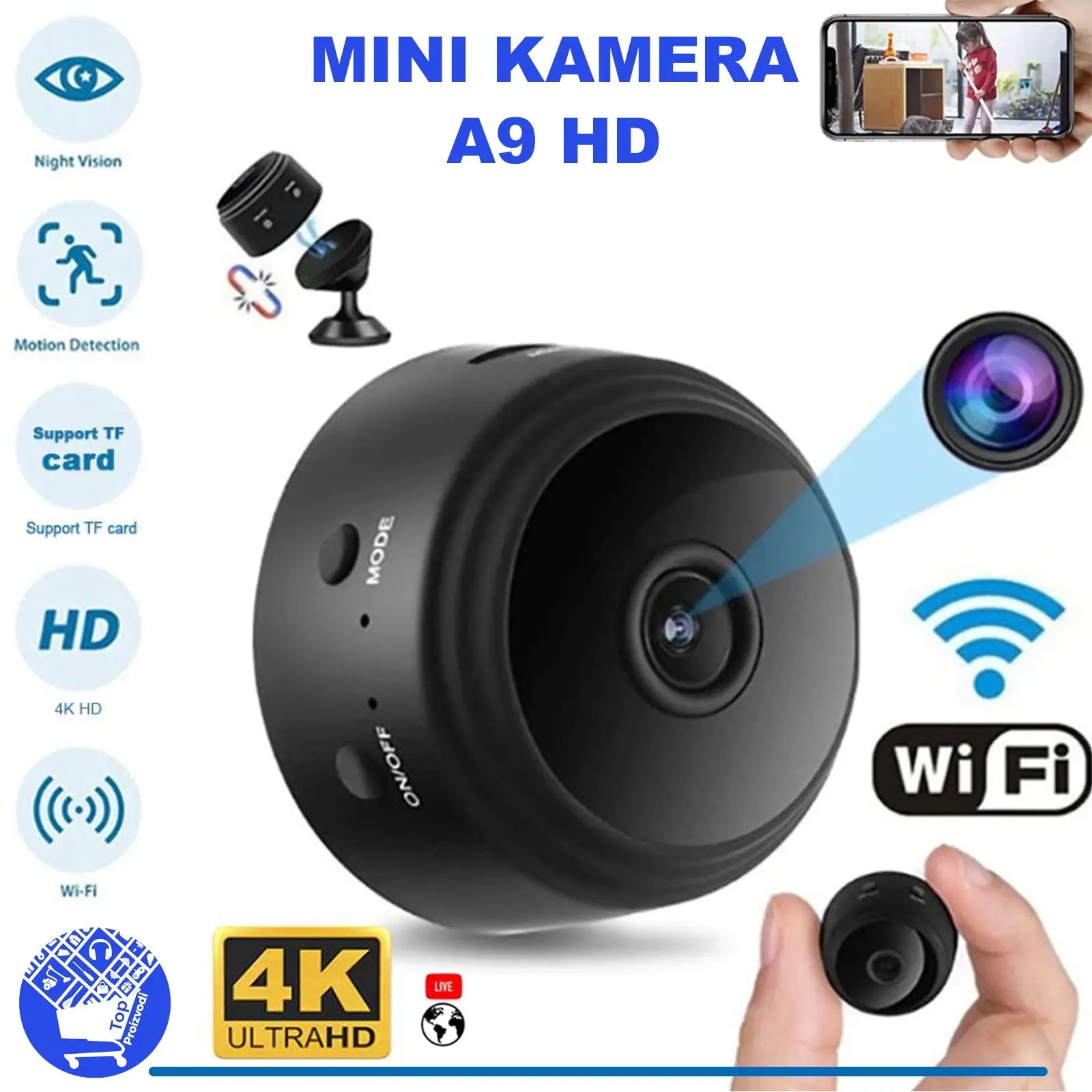 MINI KAMERA A9 HD – Top Proizvodi