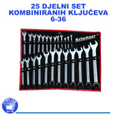 VILJUŠKASTO OKASTI KLJUČEVI 25DJELNI OD 6-36mm KRISCHNER Top Proizvodi