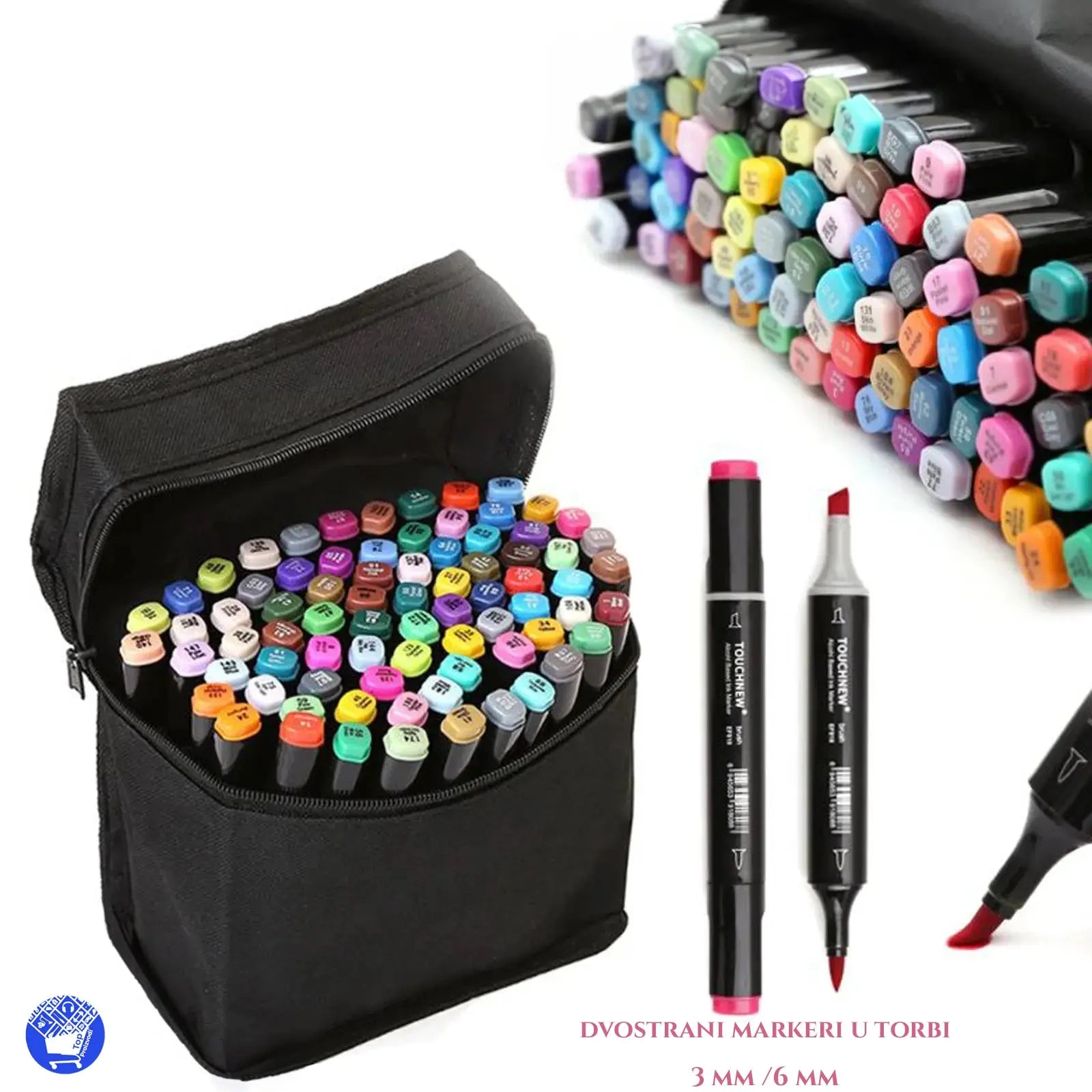 DVOSTRANI MARKERI U TORBI 48KOM/80KOM/120KOM Top Proizvodi