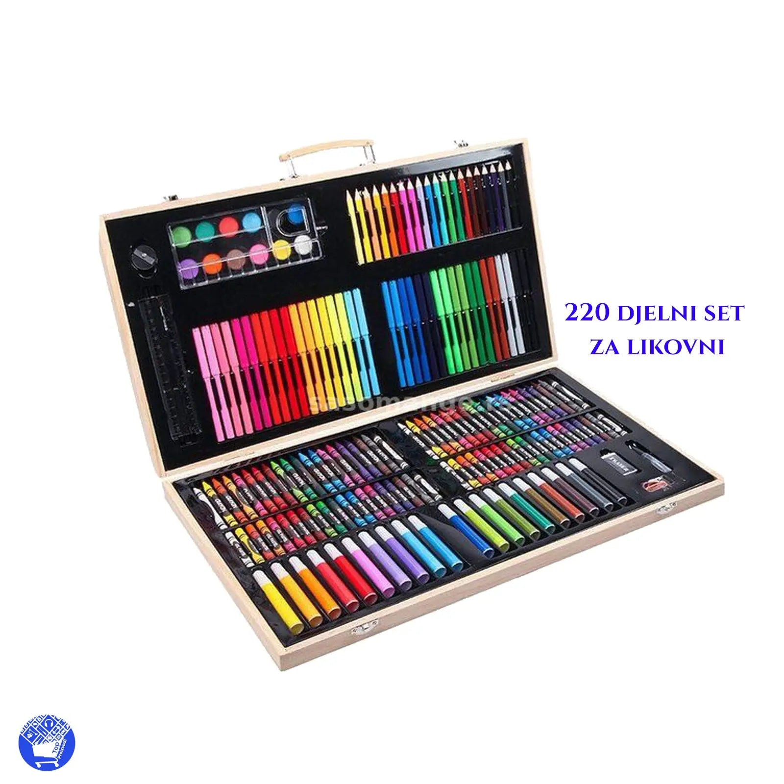 180 DJELNI SET ZA LIKOVNI 180 DJELNI SET ZA LIKOVNI