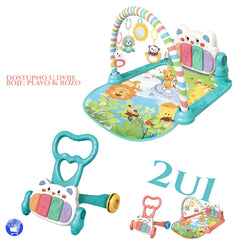 2 u 1 podloga za igranje za bebe/Djeja teretana i hodalica za aktivnosti za bebe 2 u 1 podloga za igranje za bebe/Djeja teretana i hodalica za aktivnosti za bebe
