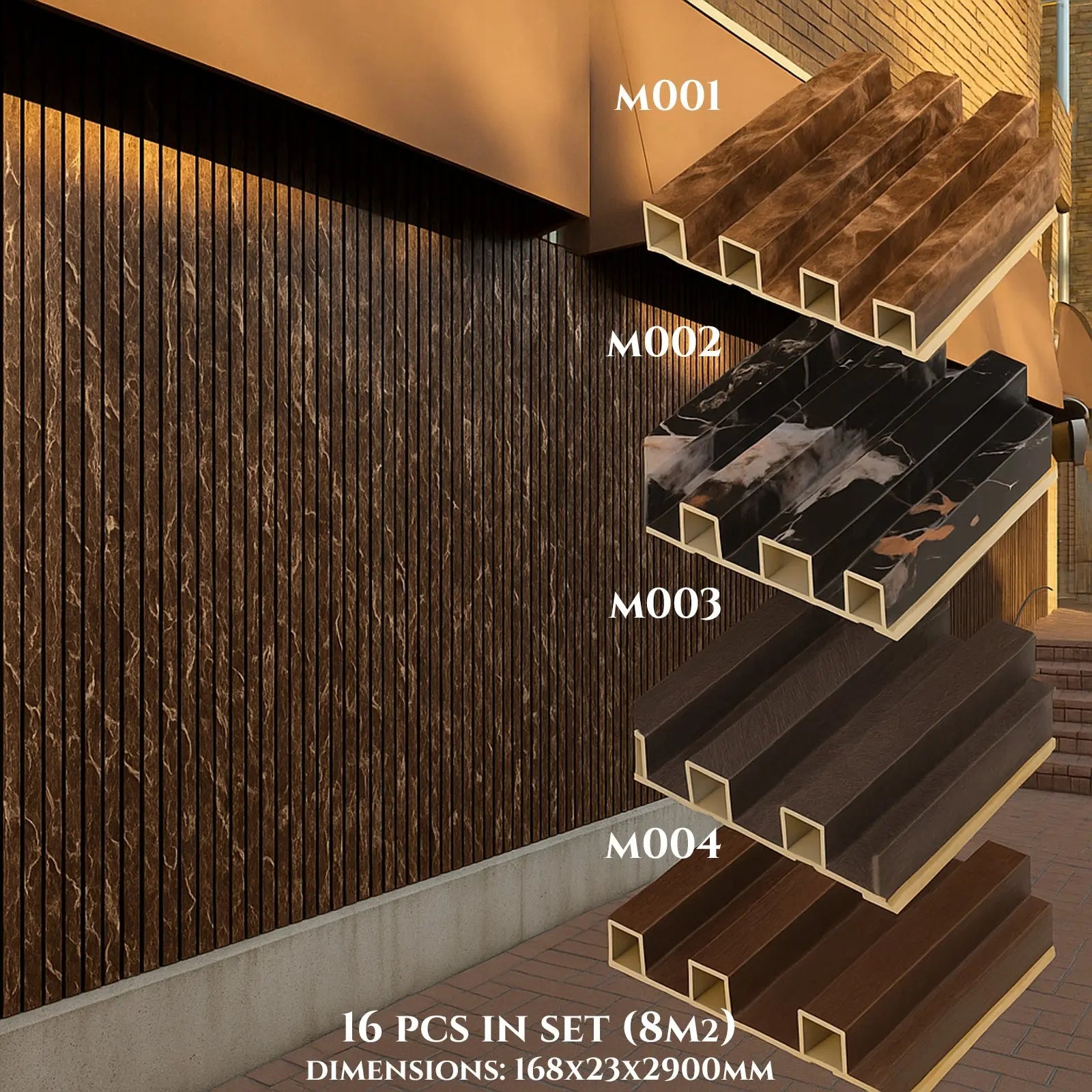 3D Zidni Paneli - Set 8 m² Outlet Prodaja