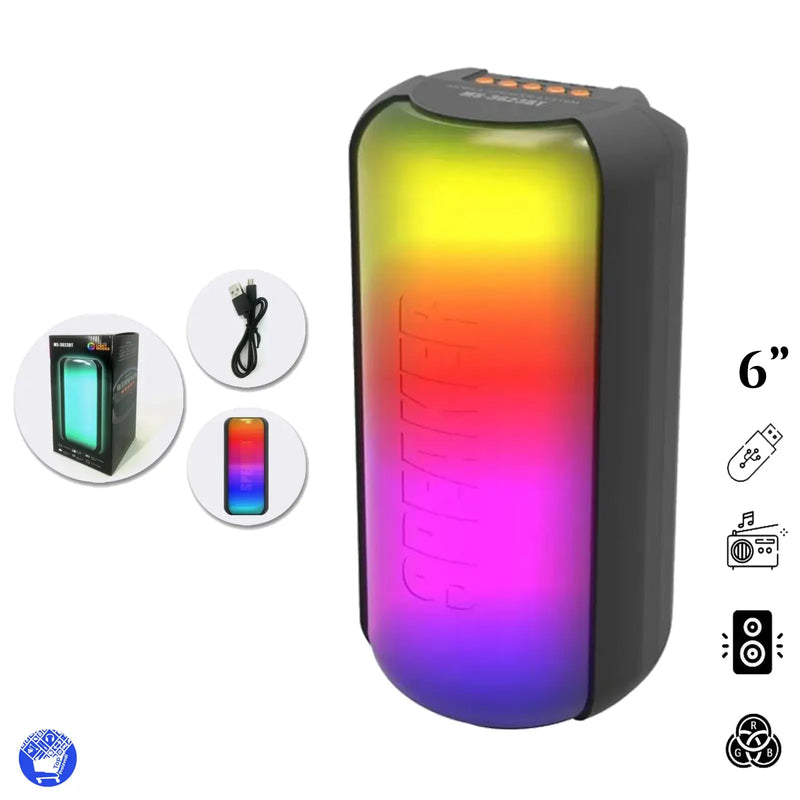 COLOR ZVUNIK SA LED RASVJETOM 6 INCH COLOR ZVUNIK SA LED RASVJETOM 6 INCH