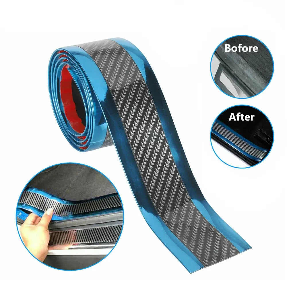 Carbon 5D zaštitna traka za automobil (100cm x 7cm) Outlet Prodaja