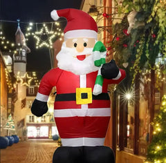 DJED BOŽIČNJAK NA NAPUHAVANJE 1.2M KOJI SVIJETLI Outlet Prodaja