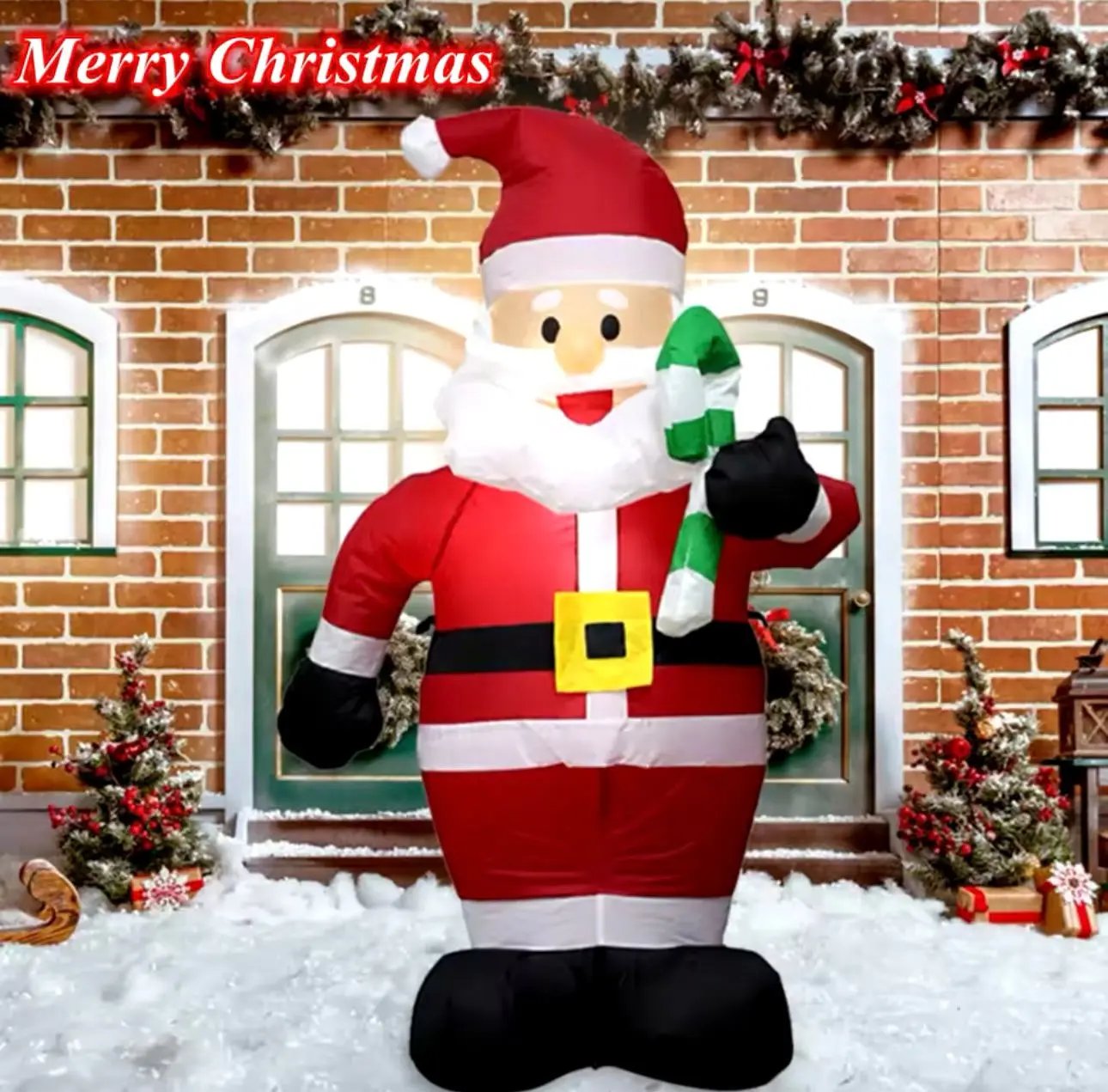 DJED BOŽIČNJAK NA NAPUHAVANJE 1.2M KOJI SVIJETLI Outlet Prodaja