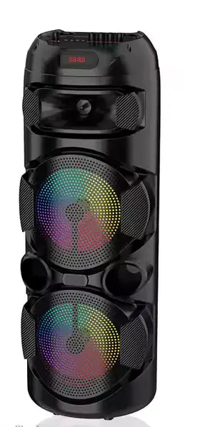 DVOSTRUKI 8 INČNI BLUETOOTH ZVUČNIK SA BEŽIČNIM MIKROFONOM Outlet Prodaja