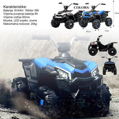 Dječiji električni quad SPEED Outlet Prodaja