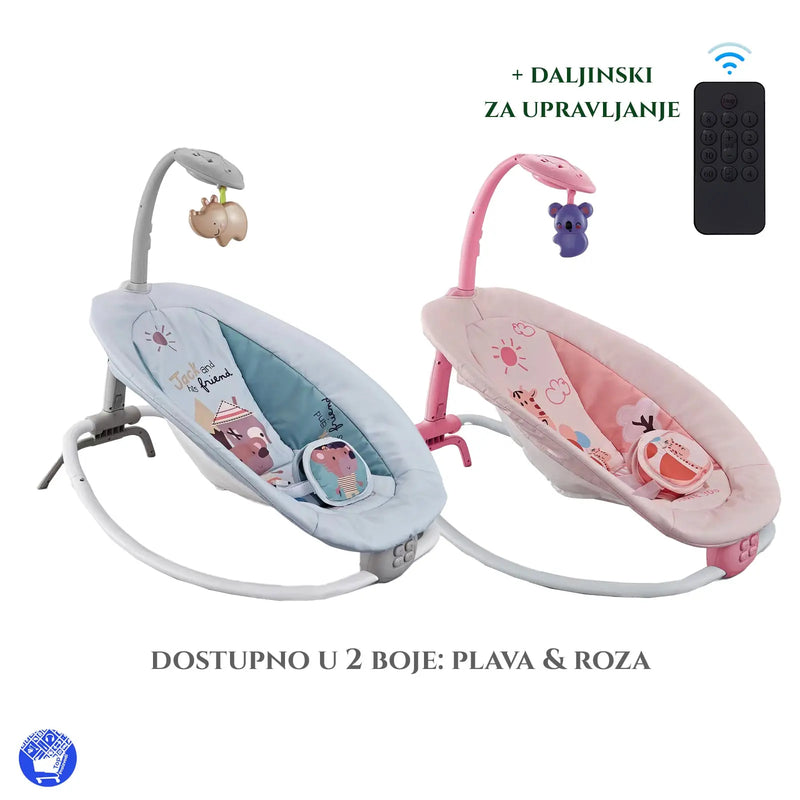 ELEKTRINA NJIHALJKA ZA BEBE NA DALJINSKI ELEKTRINA NJIHALJKA ZA BEBE