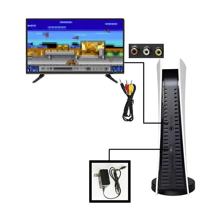 Game Station 5 - Retro konzola s 200 igara + 2 kontrolera Outlet Prodaja