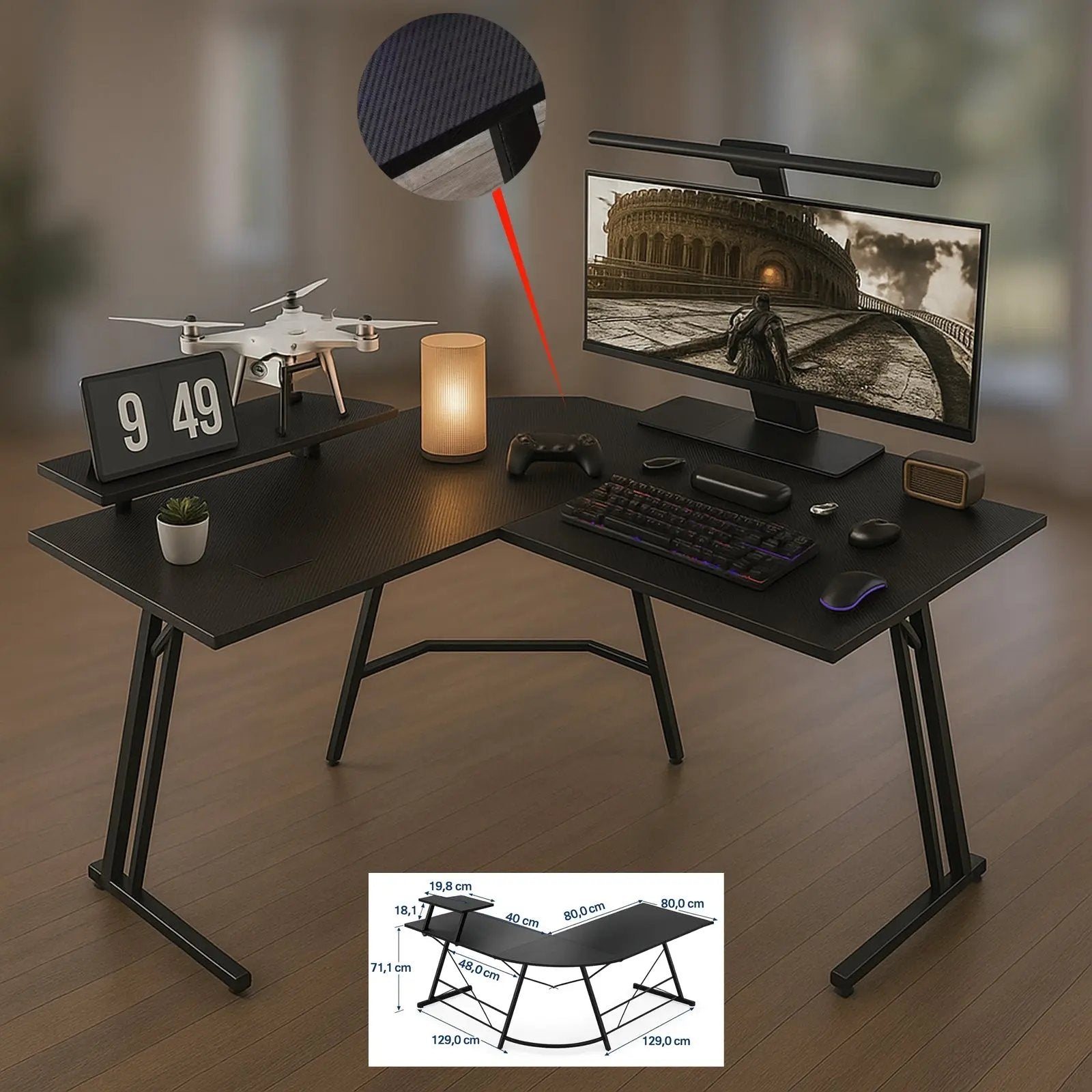 Gaming stol L - oblik Outlet Prodaja