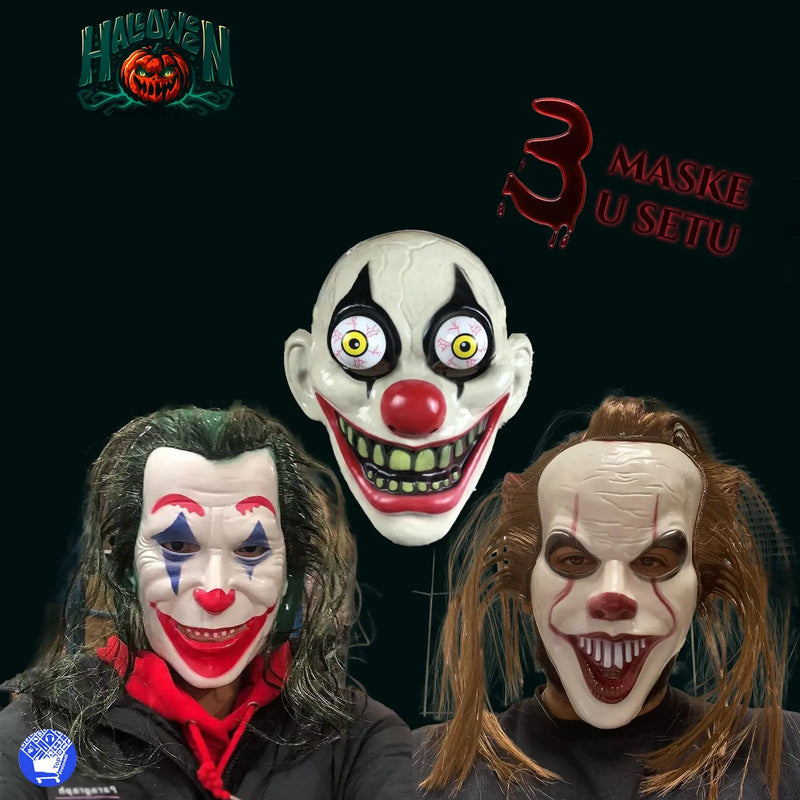 Halloween MASKE (3 U SETU) Top Proizvodi