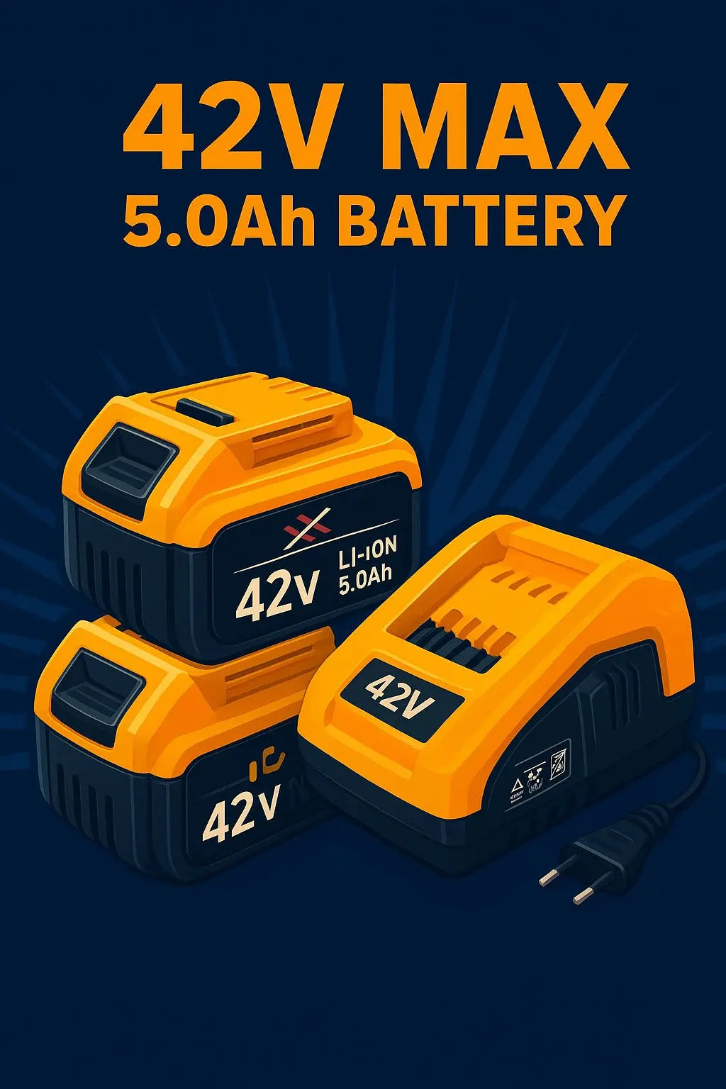 Hammer Tools 42V - 4u1 Aku Set s 2 baterije i koferom Outlet Prodaja