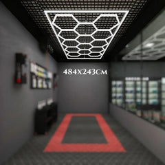 Hexagon LED mreža 484x243 cm Outlet Prodaja