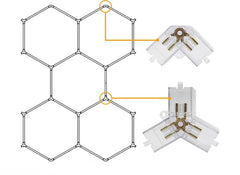 Hexagon LED mreža 484x243 cm Outlet Prodaja