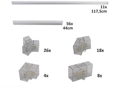 Hexagon LED mreža 484x243 cm Outlet Prodaja