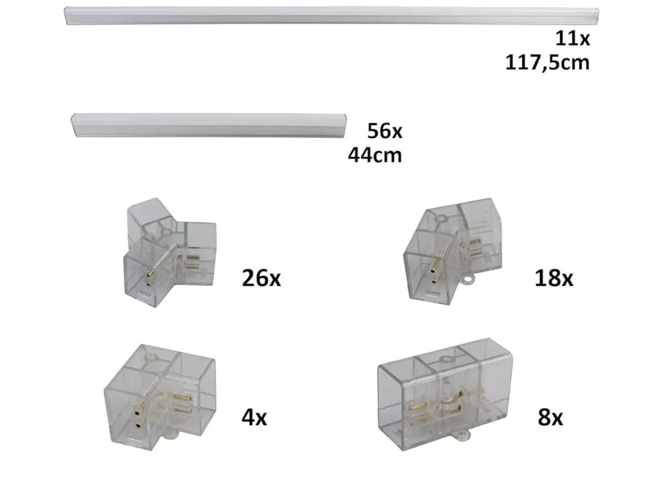 Hexagon LED mreža 484x243 cm Outlet Prodaja