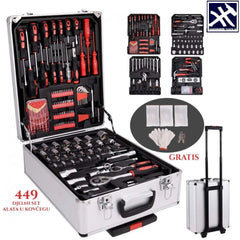 KOFER OD 449 DIJELOVA + GRATIS RUKAVICE HAMMER TOOLS KOFER OD 449 DIJELOVA + GRATIS RUKAVICE HAMMER TOOLS