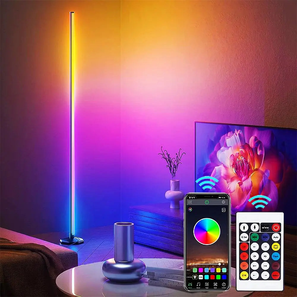 KUTNA RGB LAMPA 120CM SA DALJINSKIM I APLIKACIJOM Outlet Prodaja