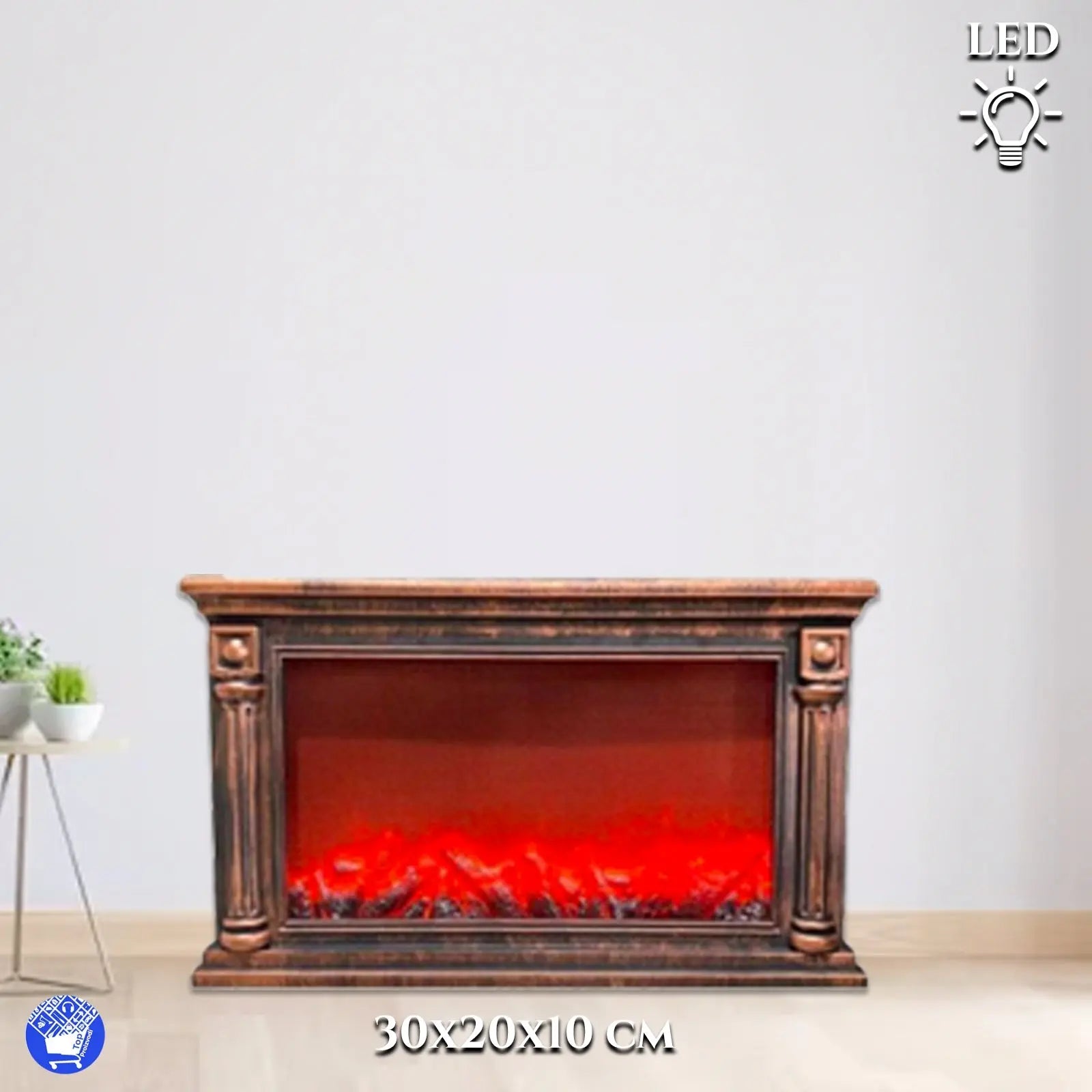LED DEKORATIVNI KAMIN SA REALISTIČNIM EFEKTOM PLAMENA M707 Outlet Prodaja