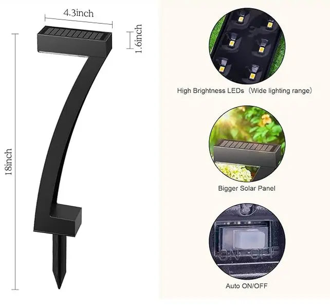 LED Solarne vrtne lampe 6 kom N251 Outlet Prodaja