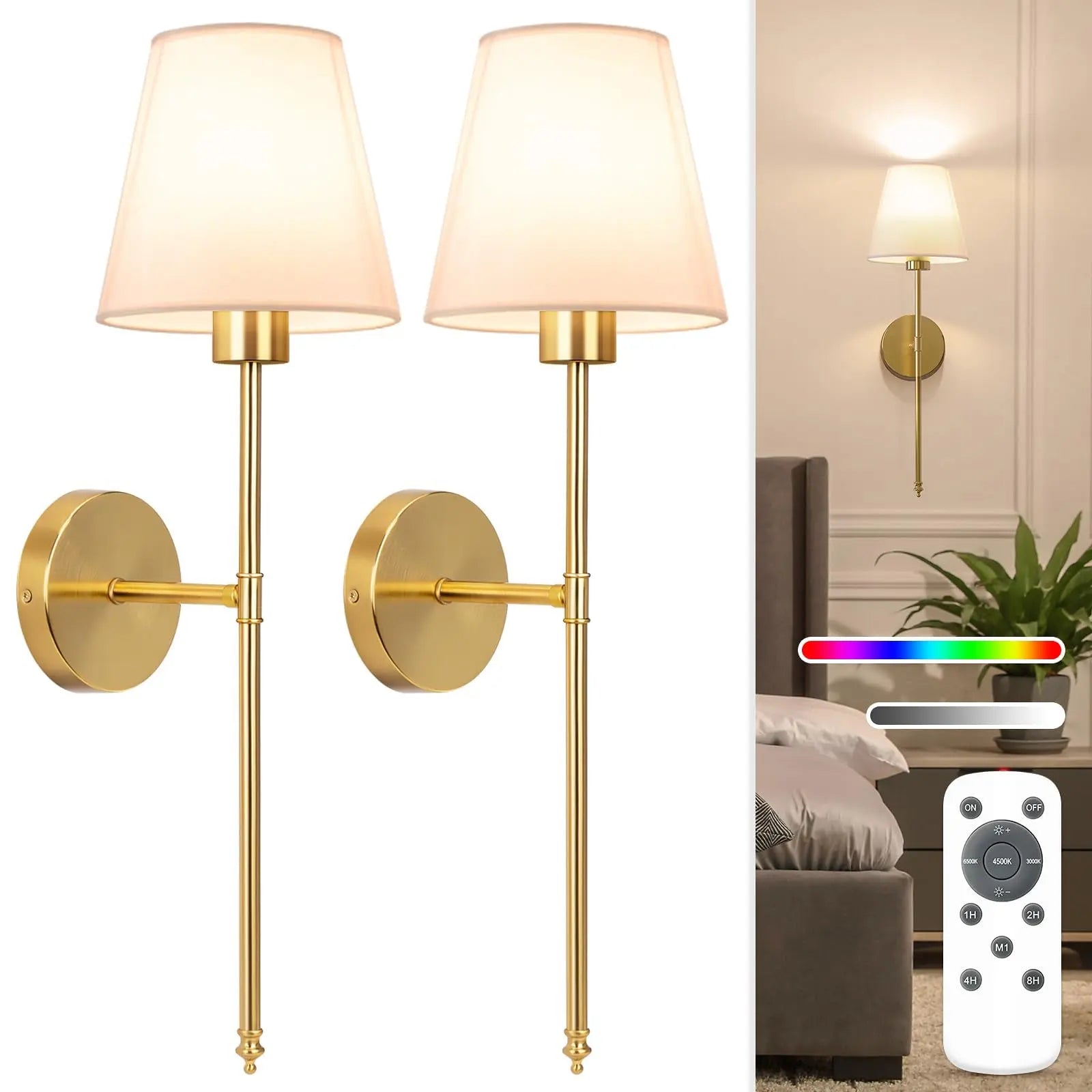 Luxe zidna lampa s daljinskim upravljanjem Outlet Prodaja