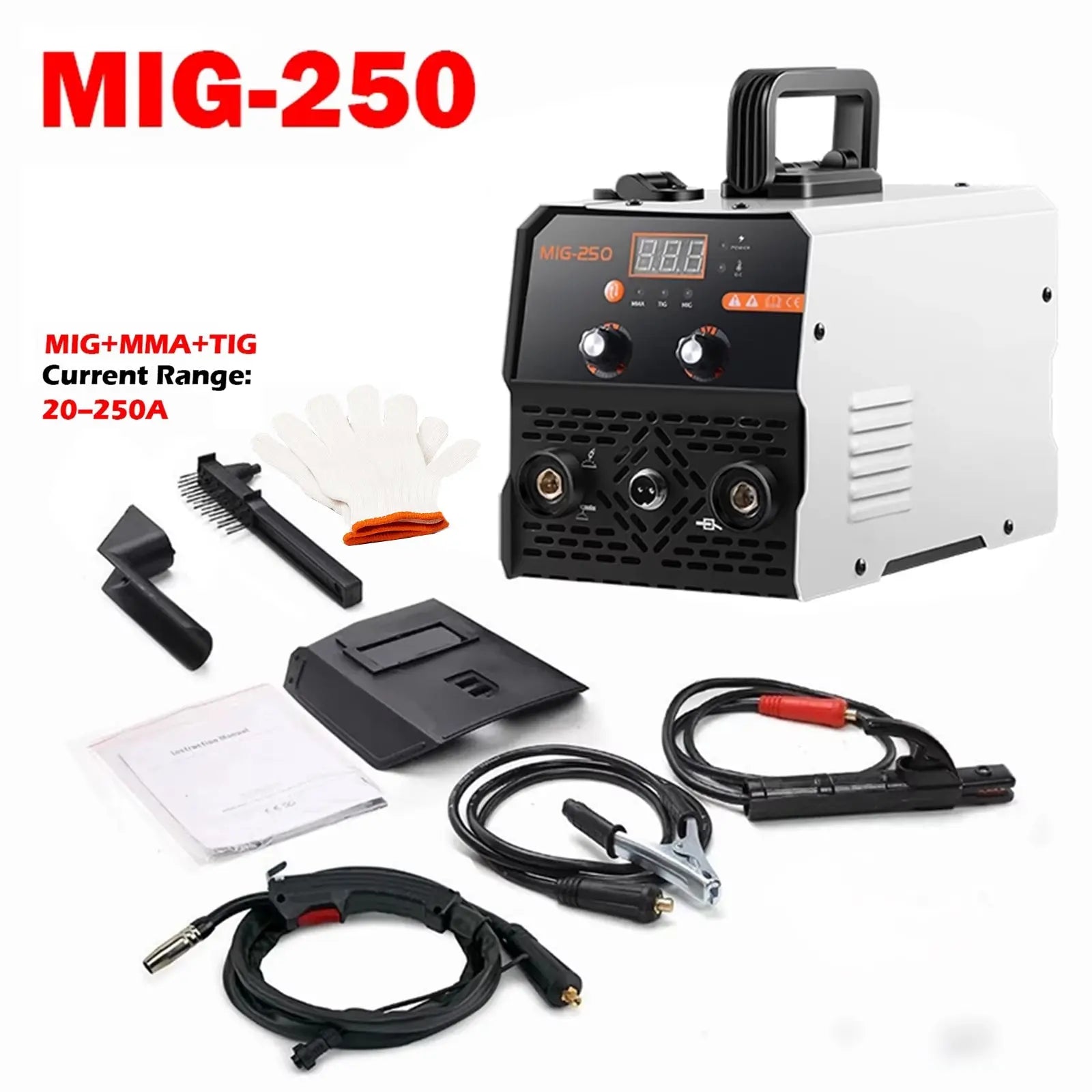 MIG-250 Profesionalni aparat za zavarivanje 3u1 Outlet Prodaja