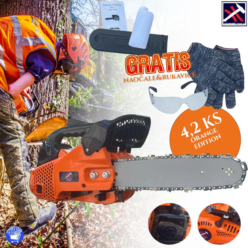 MINI JEDNORUČNA PILA 4,2 KS HAMMER TOOLS SA GRATIS ZAŠTITNIM RUKAVICAMA I NAOČALAMA MINI JEDNORUČNA PILA 4,2 KS HAMMER TOOLS SA GRATIS ZAŠTITNIM RUKAVICAMA I NAOČALAMA