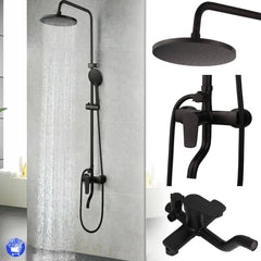 MODERNI BLACK TUŠ SET 3U1 SA VIŠE FUKKCIJA ŠPRICANJA Top Proizvodi