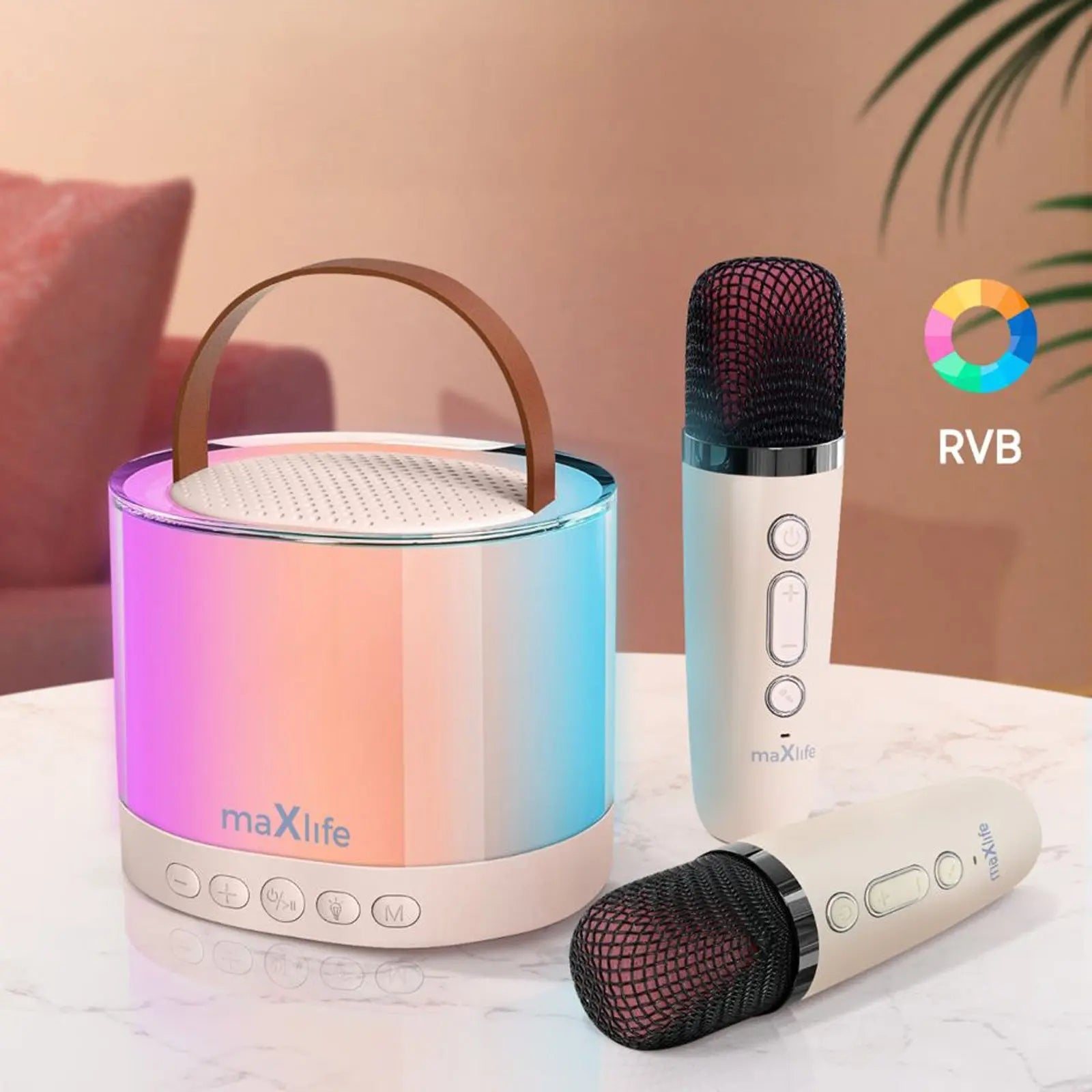 Maxlife Zvučnik + 2 Bežična Mikrofona Outlet Prodaja