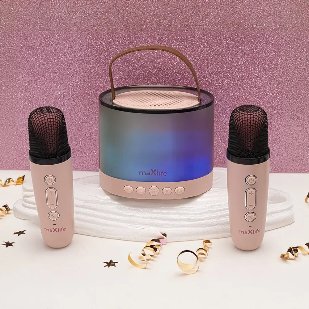 Maxlife Zvučnik + 2 Bežična Mikrofona Outlet Prodaja